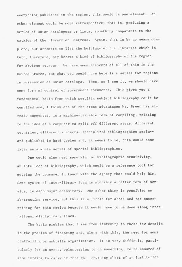 Proceedings - Conference on Sharing Caribbean Resources for Instruction and Research, College of the Virgin Islands, March 17-19, 1969. Conference on Sharing Caribbean Resources for Instruction and Research, College of the Virgin Islands, March 17-19, 1969 - 0105