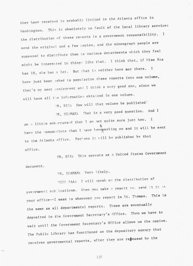 Proceedings - Conference on Sharing Caribbean Resources for Instruction and Research, College of the Virgin Islands, March 17-19, 1969. Conference on Sharing Caribbean Resources for Instruction and Research, College of the Virgin Islands, March 17-19, 1969 - 0125