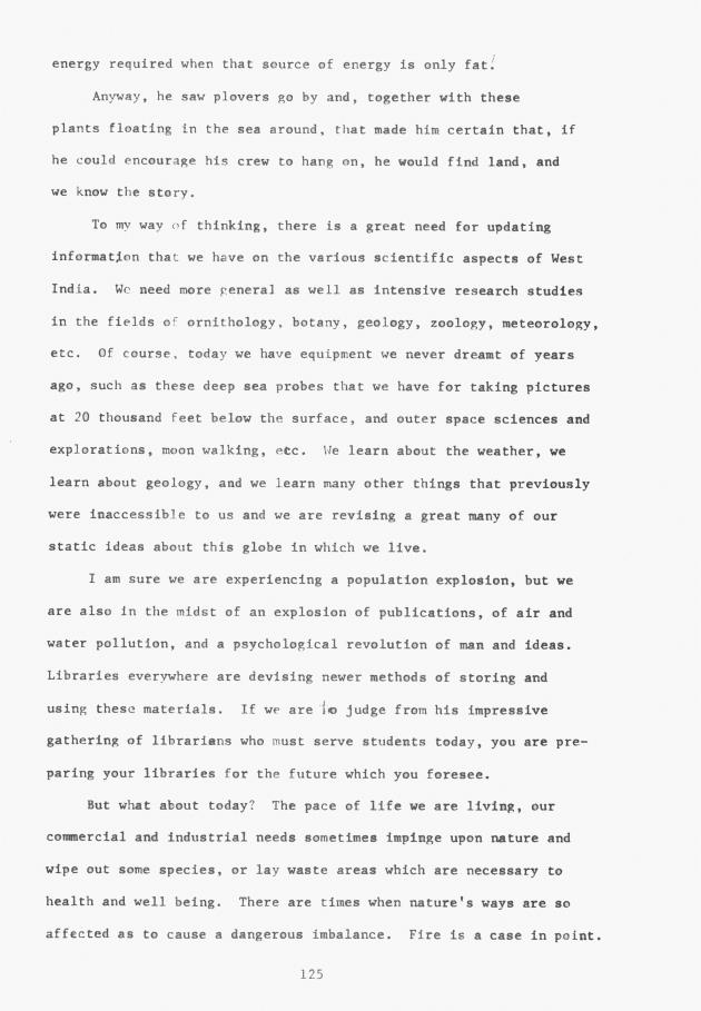 Proceedings - Conference on Sharing Caribbean Resources for Instruction and Research, College of the Virgin Islands, March 17-19, 1969. Conference on Sharing Caribbean Resources for Instruction and Research, College of the Virgin Islands, March 17-19, 1969 - 0130