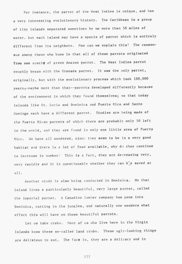 Proceedings - Conference on Sharing Caribbean Resources for Instruction and Research, College of the Virgin Islands, March 17-19, 1969. Conference on Sharing Caribbean Resources for Instruction and Research, College of the Virgin Islands, March 17-19, 1969 - 0132