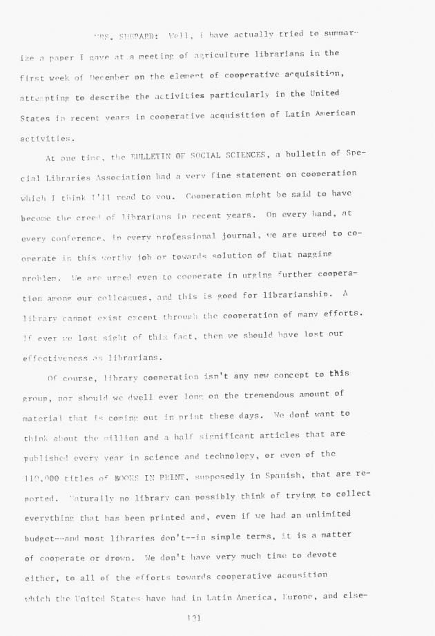 Proceedings - Conference on Sharing Caribbean Resources for Instruction and Research, College of the Virgin Islands, March 17-19, 1969. Conference on Sharing Caribbean Resources for Instruction and Research, College of the Virgin Islands, March 17-19, 1969 - 0136