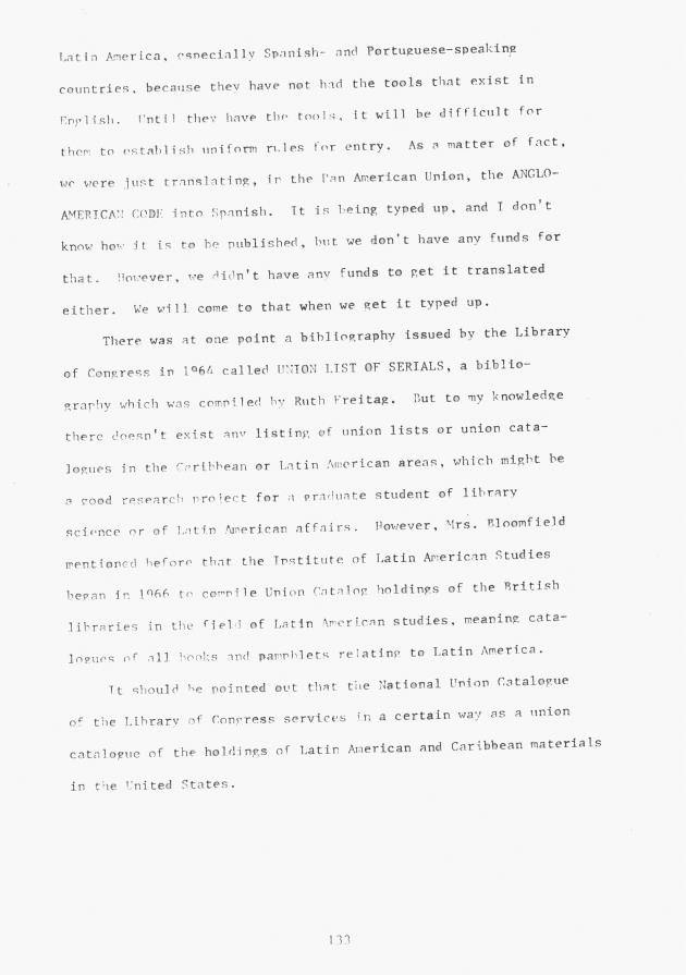 Proceedings - Conference on Sharing Caribbean Resources for Instruction and Research, College of the Virgin Islands, March 17-19, 1969. Conference on Sharing Caribbean Resources for Instruction and Research, College of the Virgin Islands, March 17-19, 1969 - 0138