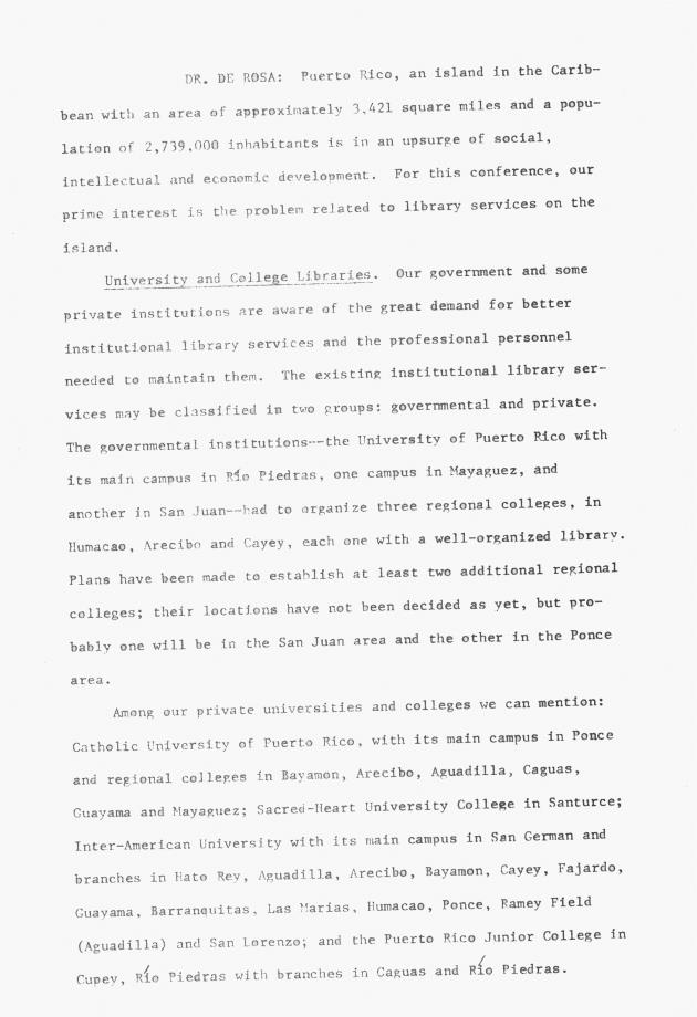 Proceedings - Conference on Sharing Caribbean Resources for Instruction and Research, College of the Virgin Islands, March 17-19, 1969. Conference on Sharing Caribbean Resources for Instruction and Research, College of the Virgin Islands, March 17-19, 1969 - 0165