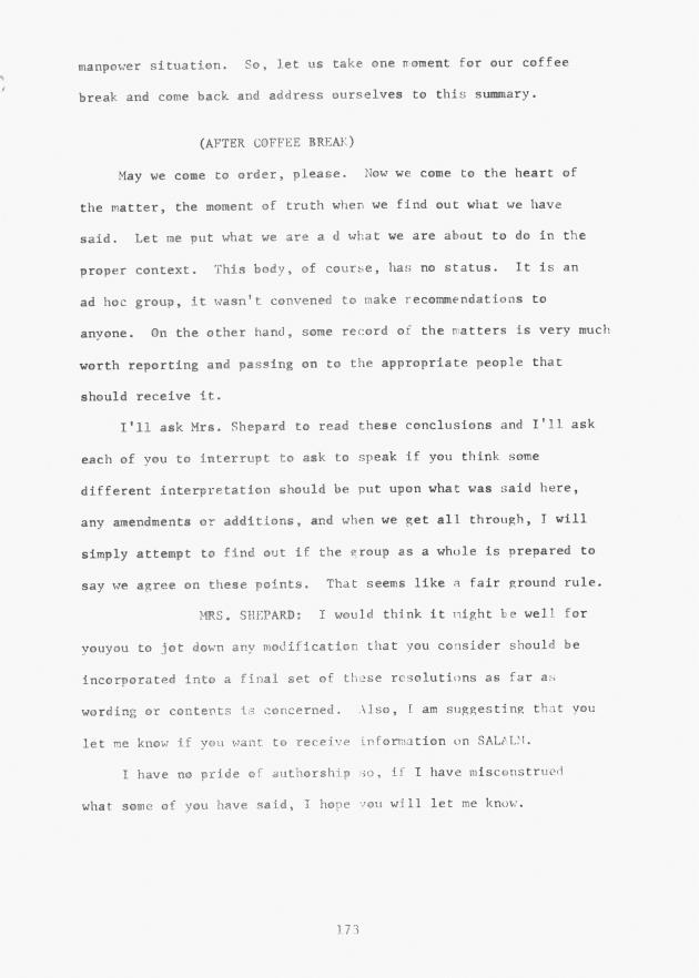 Proceedings - Conference on Sharing Caribbean Resources for Instruction and Research, College of the Virgin Islands, March 17-19, 1969. Conference on Sharing Caribbean Resources for Instruction and Research, College of the Virgin Islands, March 17-19, 1969 - 0178