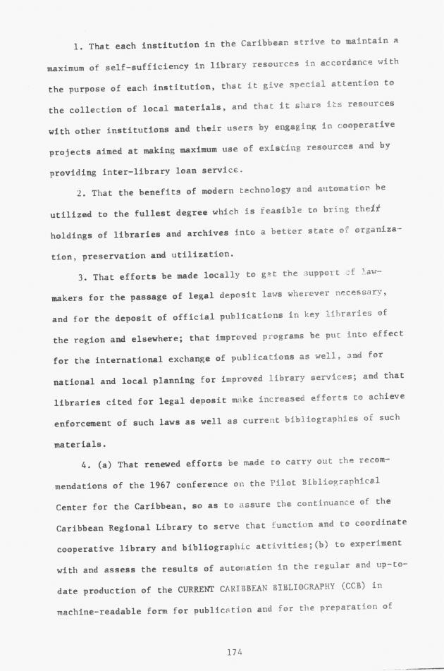 Proceedings - Conference on Sharing Caribbean Resources for Instruction and Research, College of the Virgin Islands, March 17-19, 1969. Conference on Sharing Caribbean Resources for Instruction and Research, College of the Virgin Islands, March 17-19, 1969 - 0179