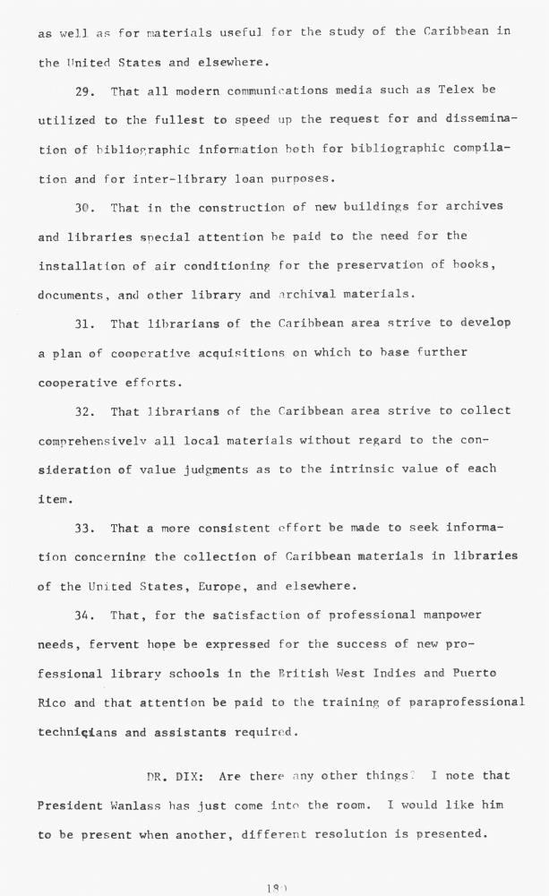 Proceedings - Conference on Sharing Caribbean Resources for Instruction and Research, College of the Virgin Islands, March 17-19, 1969. Conference on Sharing Caribbean Resources for Instruction and Research, College of the Virgin Islands, March 17-19, 1969 - 0185