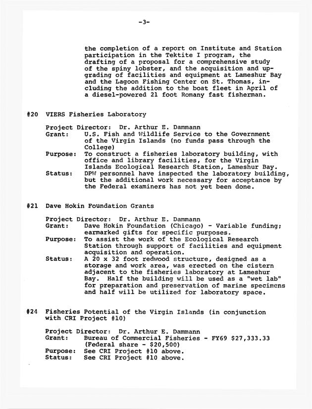 Quarterly Report - Caribbean Research Institute 1968-1969 - 0067