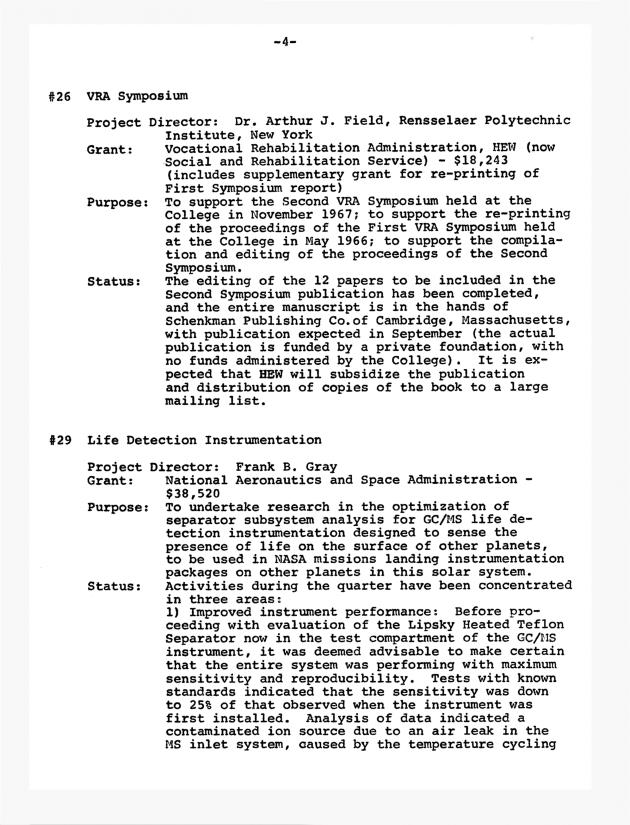 Quarterly Report - Caribbean Research Institute 1968-1969 - 0068