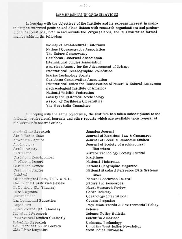 Quarterly Report - Caribbean Research Institute 1970-1971 - 0041