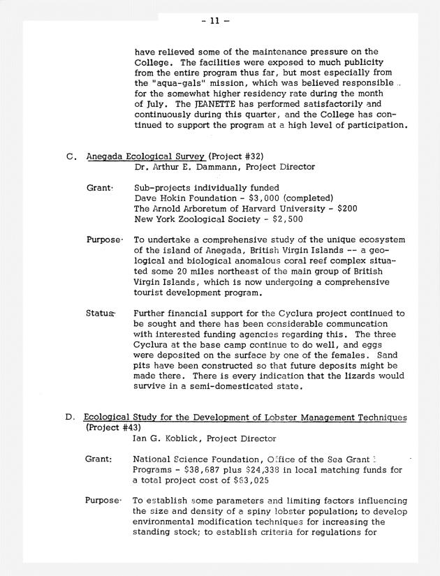 Quarterly Report - Caribbean Research Institute 1970-1971 - 0063