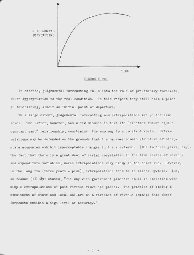 Proceedings of a seminar on forecasting in microstate economies Working paper - 0059