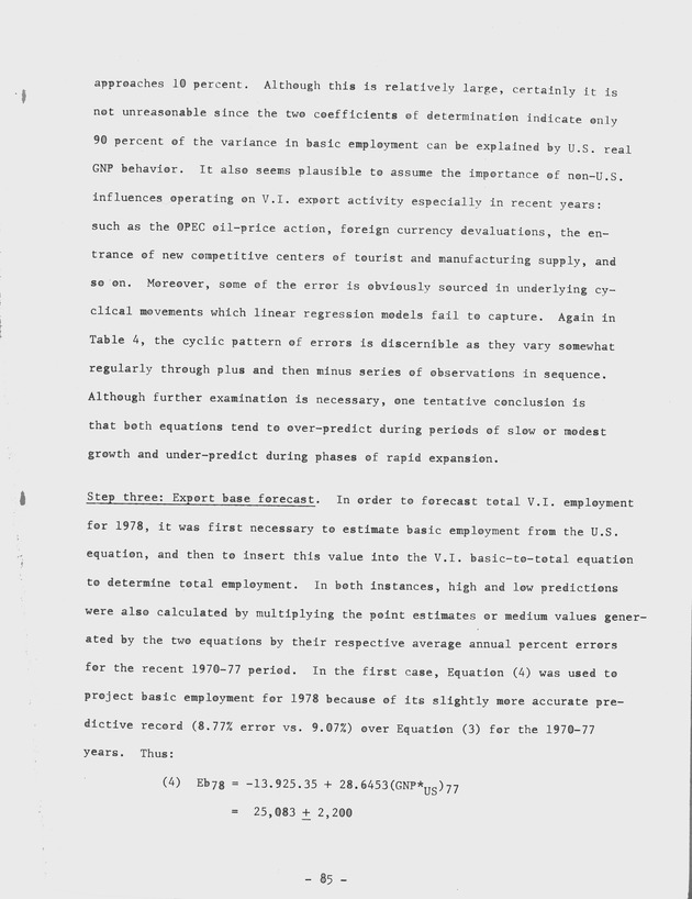 Proceedings of a seminar on forecasting in microstate economies Working paper - 0093