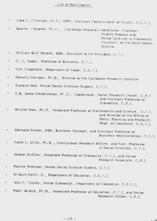 Proceedings of a seminar on forecasting in microstate economies Working paper - 0123