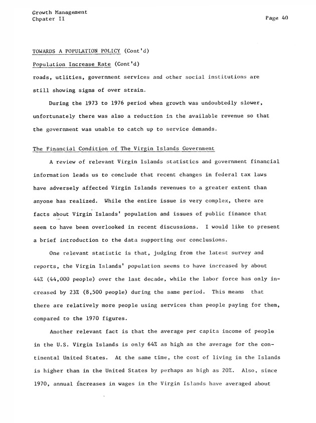 Data on the Virgin Islands of the United States : growth and change : a workbook for long-term planning - 0135