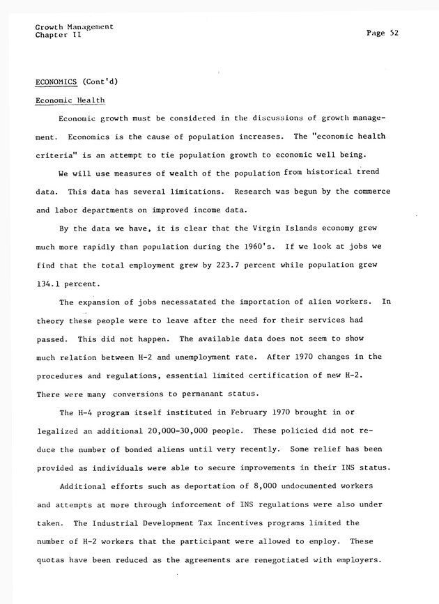 Data on the Virgin Islands of the United States : growth and change : a workbook for long-term planning - 0158