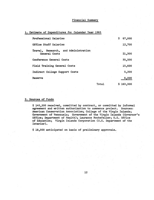 Quarterly Report - Caribbean Research Institute 1965 - 0015