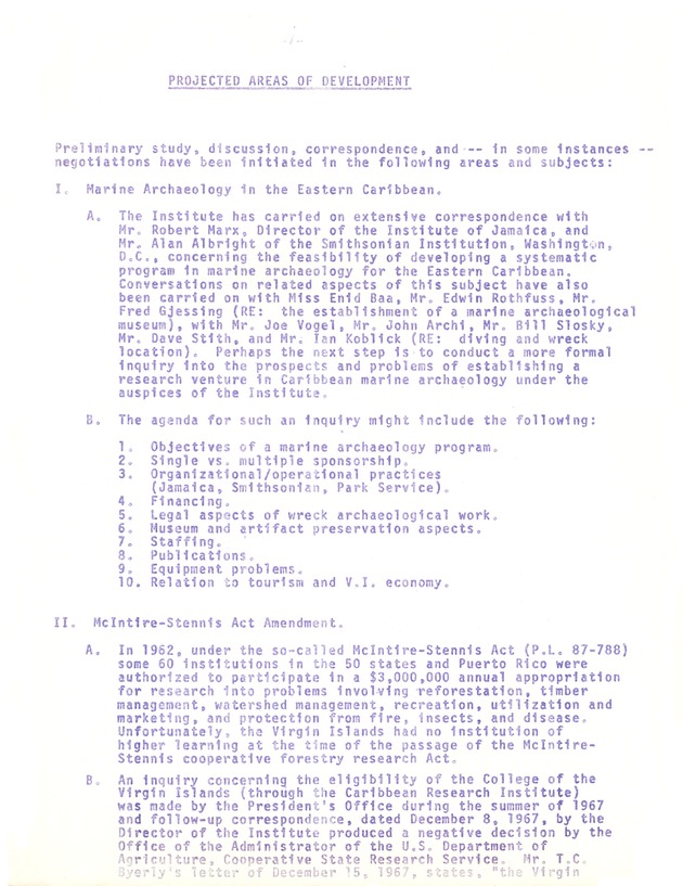 Quarterly Report - Caribbean Research Institute 1967 - 0008