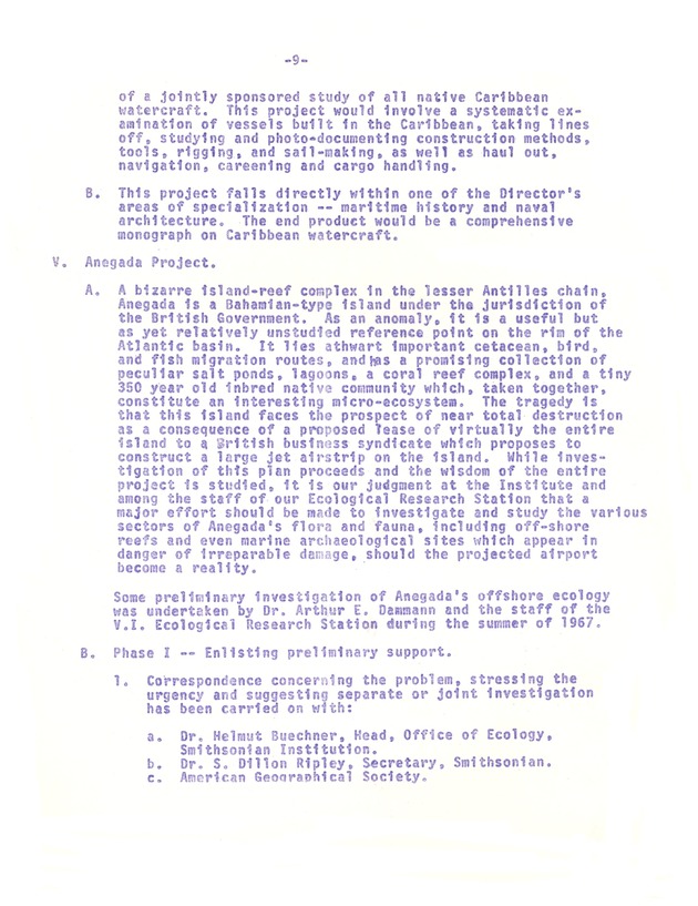 Quarterly Report - Caribbean Research Institute 1967 - 0010