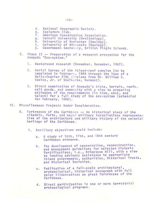 Quarterly Report - Caribbean Research Institute 1967 - 0011