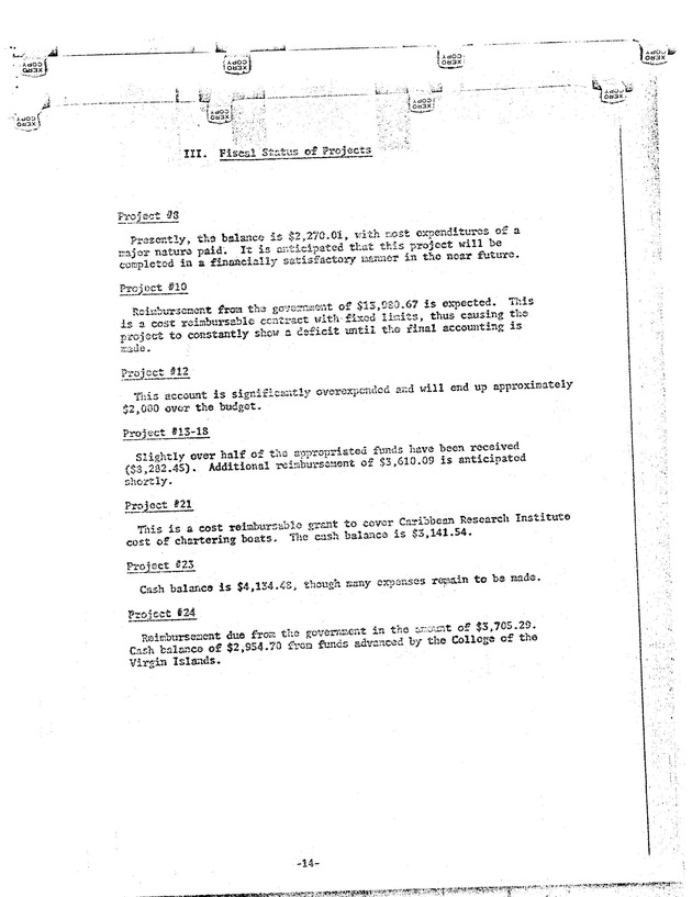 Quarterly Report - Caribbean Research Institute 1966 - 0016