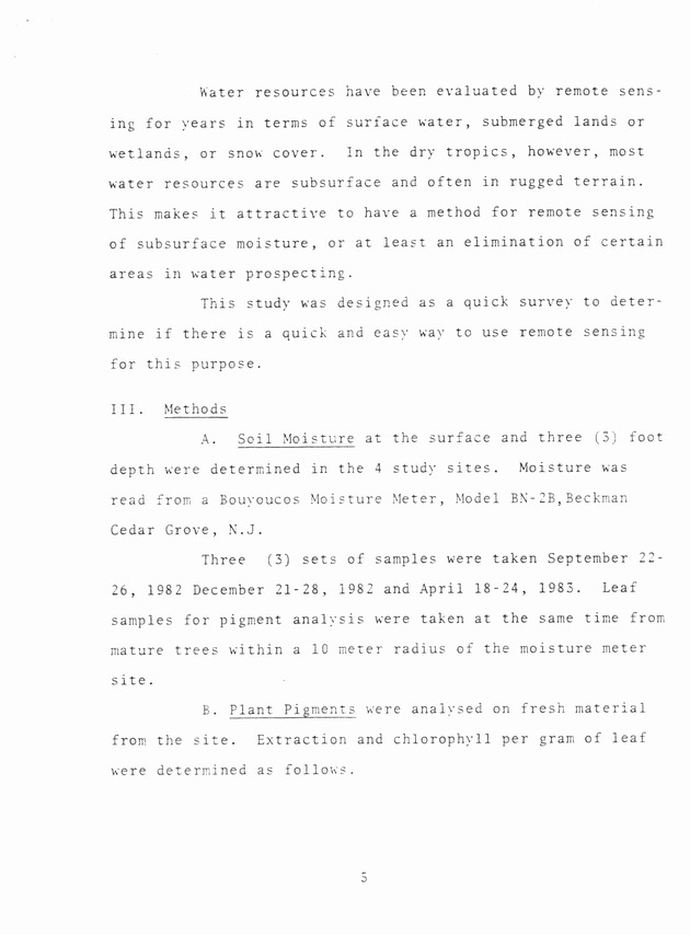 Remote sensing of subsurface water resources in the U.S. Virgin Islands Technical report - 0011