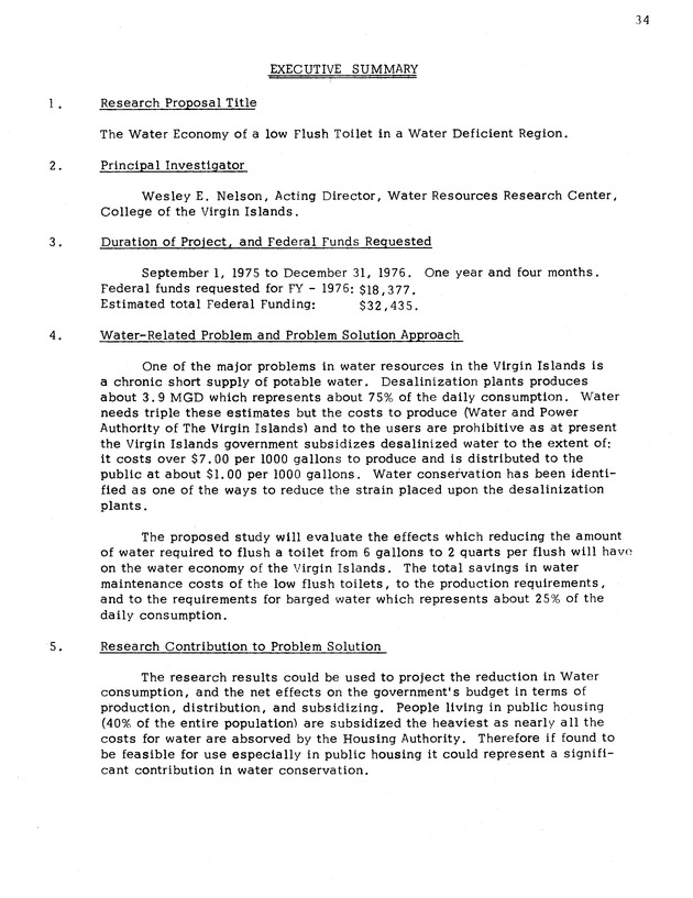 Proposed Fiscal Year 1976 Annual Allotment Program - 0038