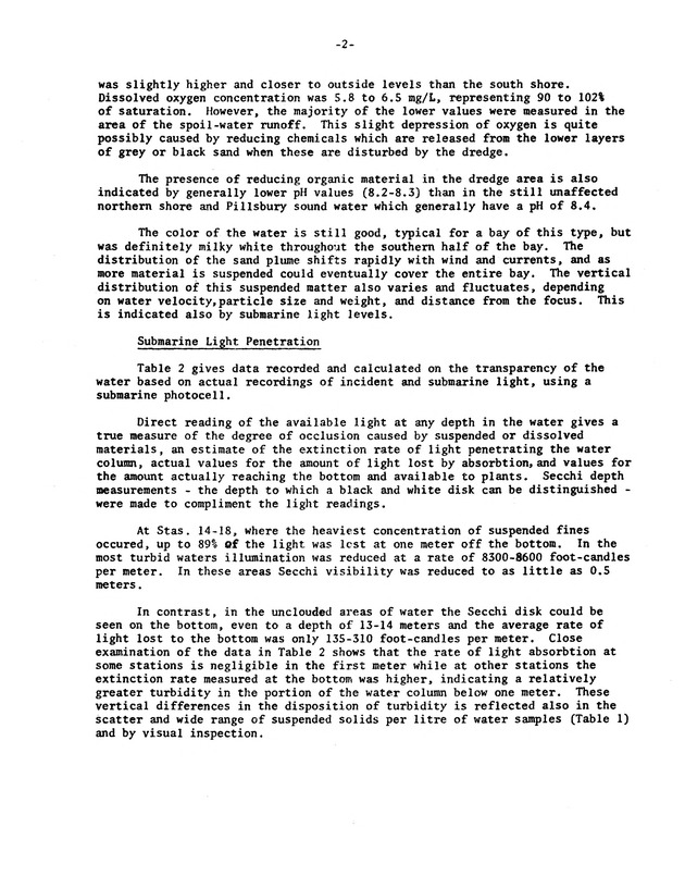 Effects of dredging at Great Cruz Bay, St. John 1970 - 0004