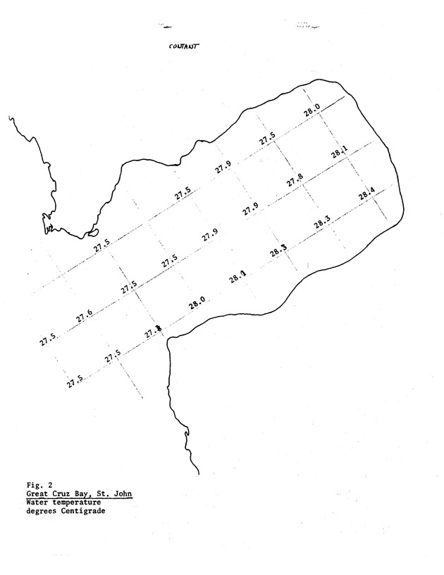 Effects of dredging at Great Cruz Bay, St. John 1970 - 0010