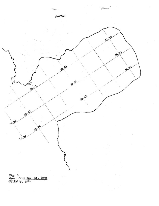 Effects of dredging at Great Cruz Bay, St. John 1970 - 0011