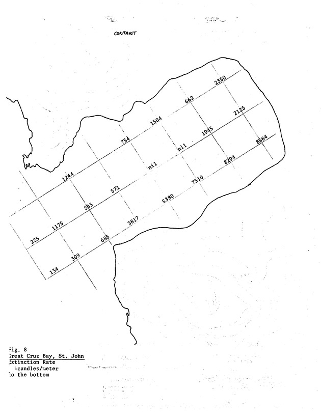 Effects of dredging at Great Cruz Bay, St. John 1970 - 0016