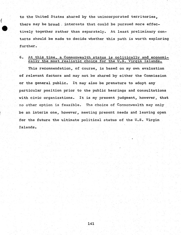 Virgin Islands Status Commission : Executive Summary - Page B-141