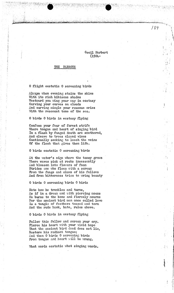 Anthology of the poetry of the West Indies - Page 184