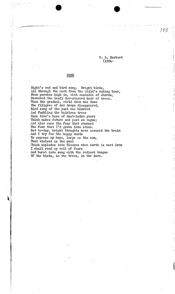 Anthology of the poetry of the West Indies - Page 185