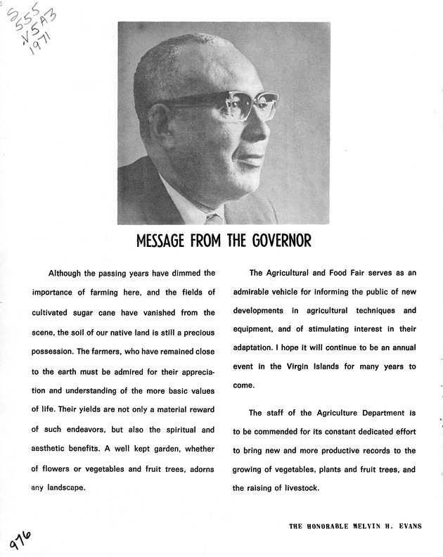 Agriculture and food fair of St. Croix, Virgin Islands 1971 - Page 3