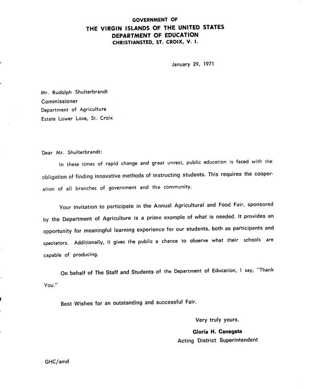 Agriculture and food fair of St. Croix, Virgin Islands 1971 - Page 6