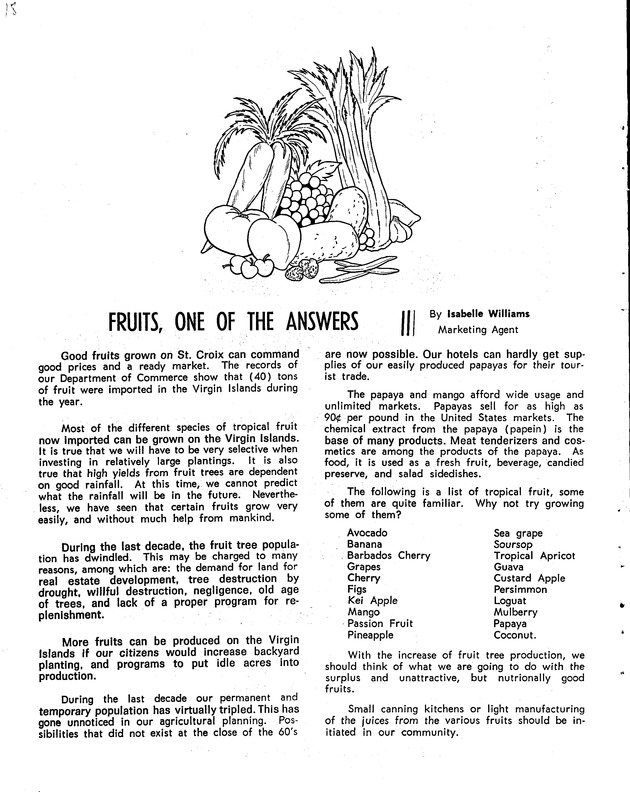 Agriculture and food fair of St. Croix, Virgin Islands 1971 - Page 19