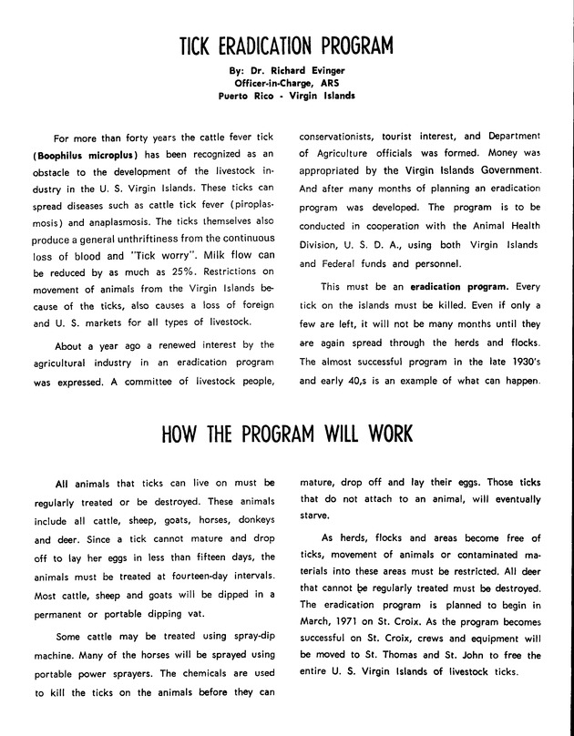 Agriculture and food fair of St. Croix, Virgin Islands 1971 - Page 30