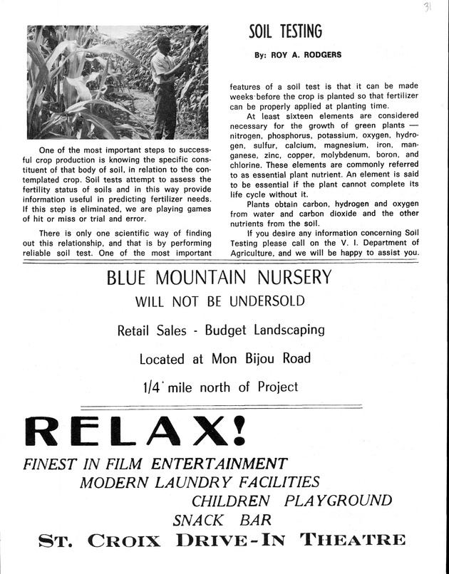 Agriculture and food fair of St. Croix, Virgin Islands 1971 - Page 32