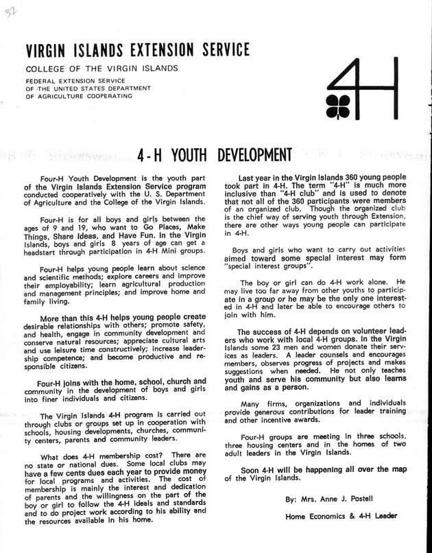 Agriculture and food fair of St. Croix, Virgin Islands 1971 - Page 33