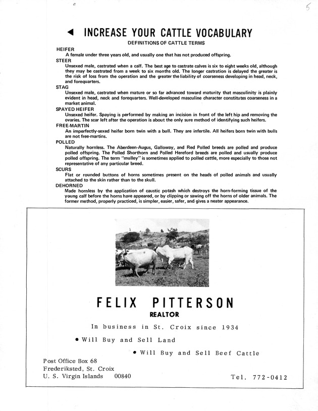 Agriculture and food fair of St. Croix, Virgin Islands 1972 - Page 6