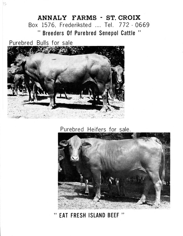 Agriculture and food fair of St. Croix, Virgin Islands 1972 - Page 13