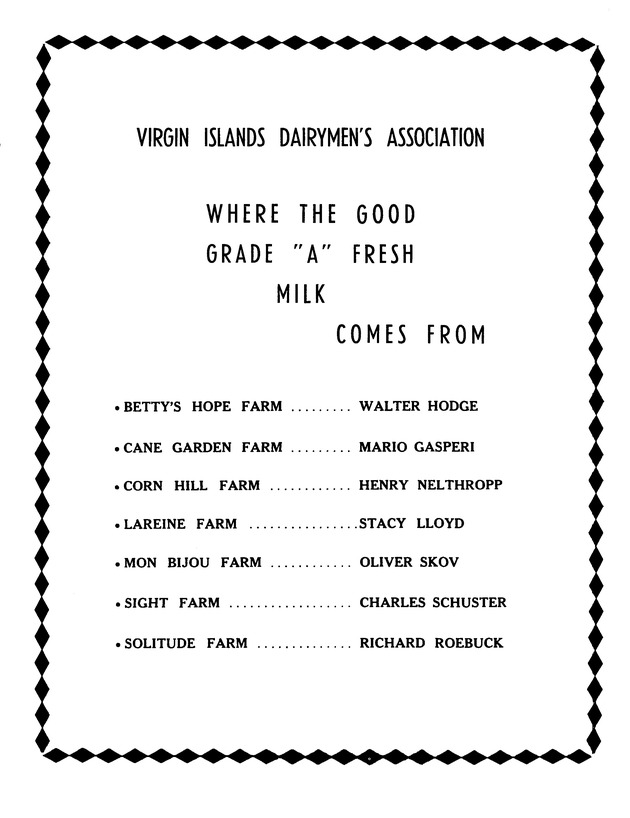 Agriculture and food fair of St. Croix, Virgin Islands 1972 - Page 14