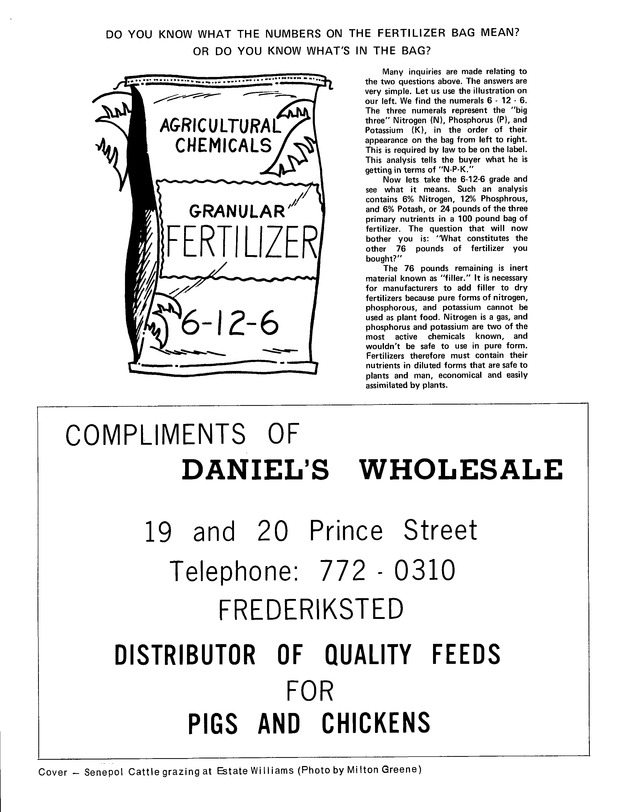 Agriculture and food fair of St. Croix, Virgin Islands 1972 - Page 19