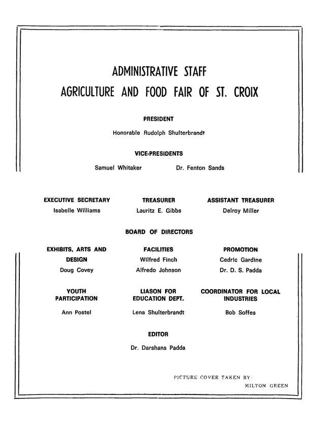 Agriculture and food fair of St. Croix, Virgin Islands 1973 - Page 4