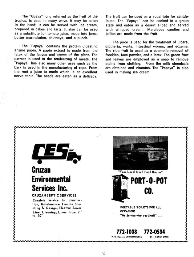 Agriculture and food fair of St. Croix, Virgin Islands 1973 - Page 9