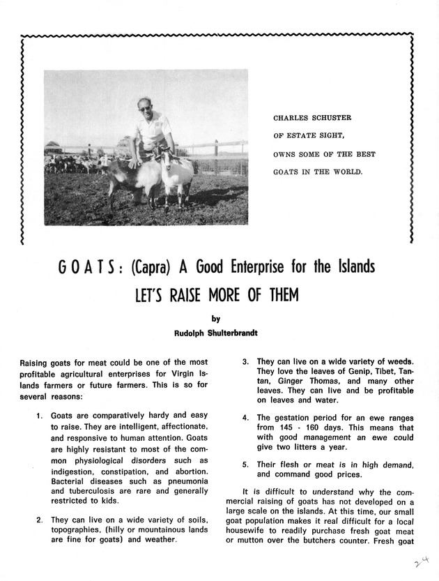 Agriculture and food fair of St. Croix, Virgin Islands 1973 - Page 25