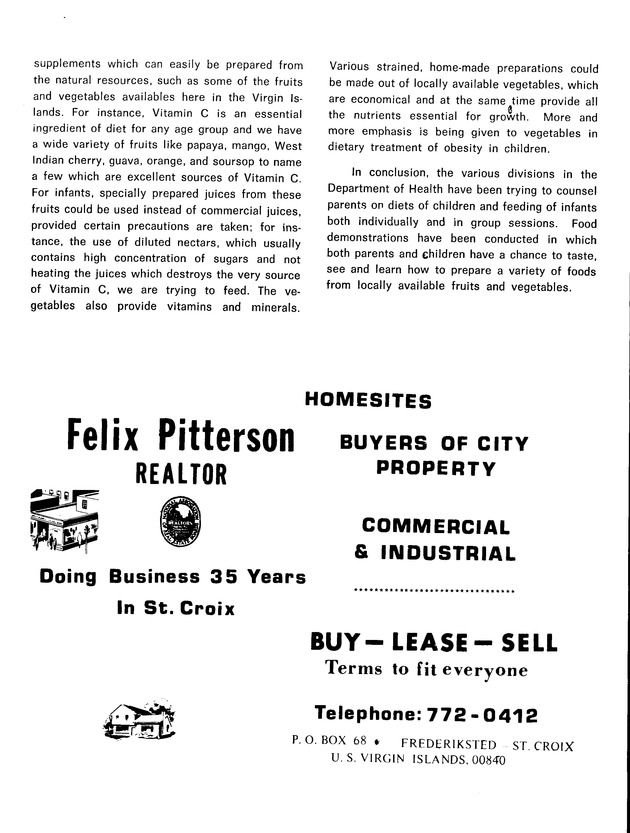 Agriculture and food fair of St. Croix, Virgin Islands 1973 - Page 30