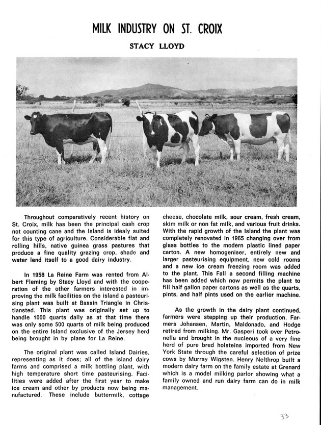 Agriculture and food fair of St. Croix, Virgin Islands 1973 - Page 34