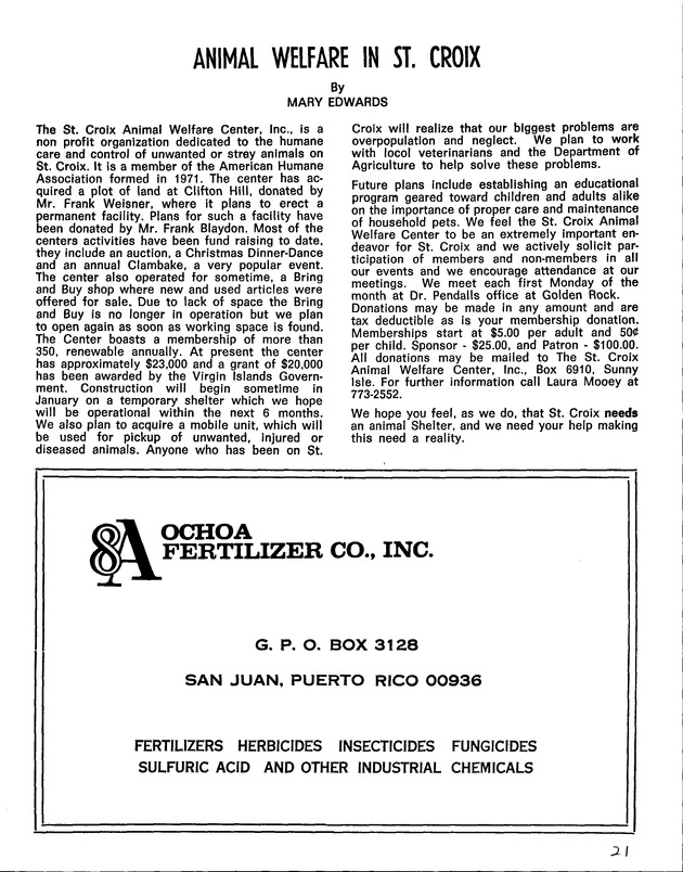 St. Croix Agriculture and food fair 1974 - Page 22