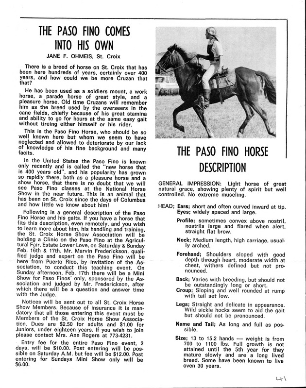 St. Croix Agriculture and food fair 1974 - Page 43